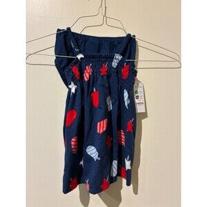 NWT Carter's Child of Mine Blue Popsicle Dress - 12M